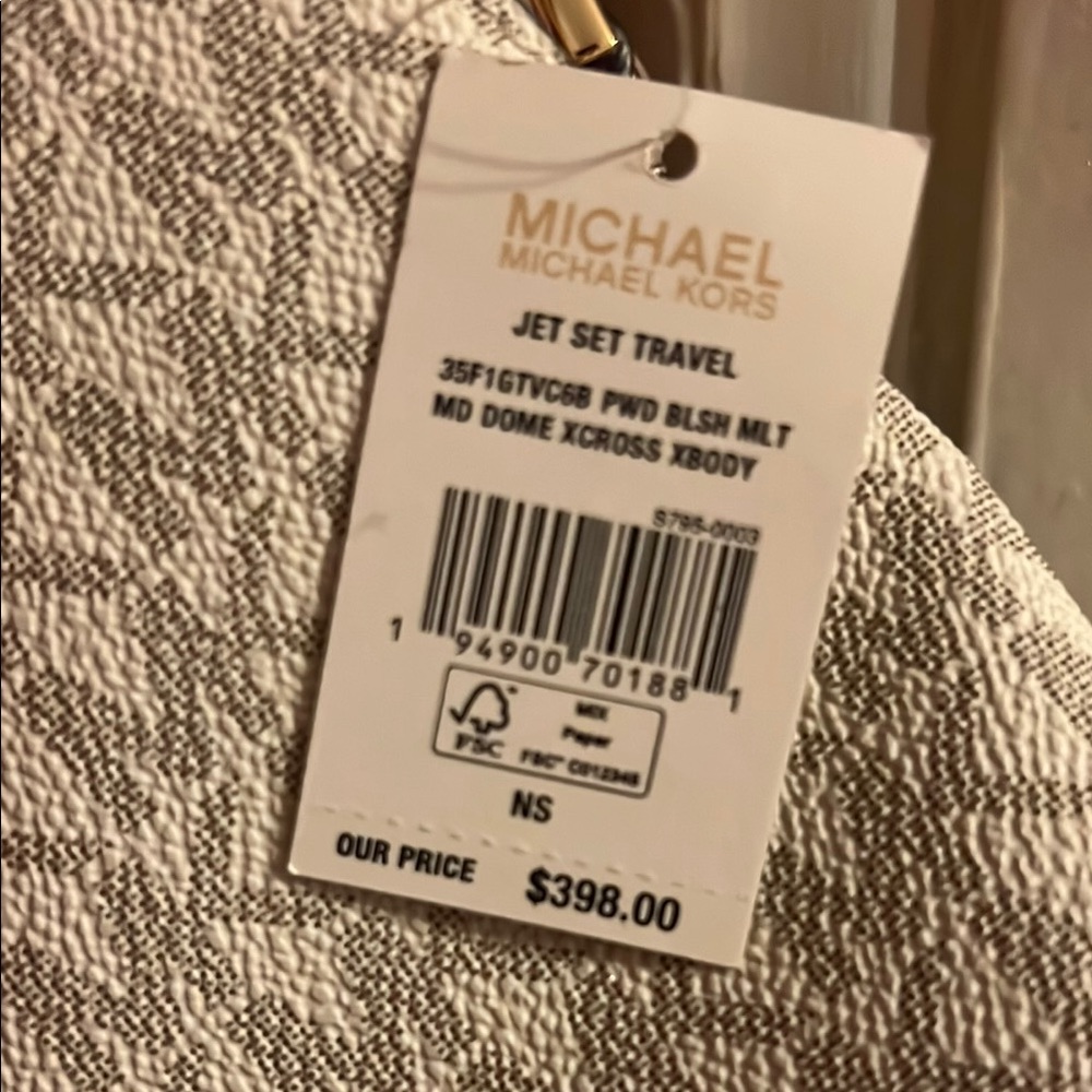Michael Kors Cream Crossbody Bag NEW - Picture 7 of 7